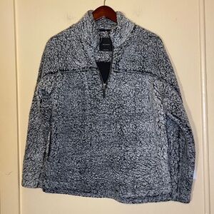 Elodie Gray Fleece Sweater